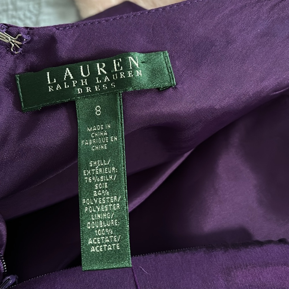 This purple dress is a size 8 - Picture 6 of 8